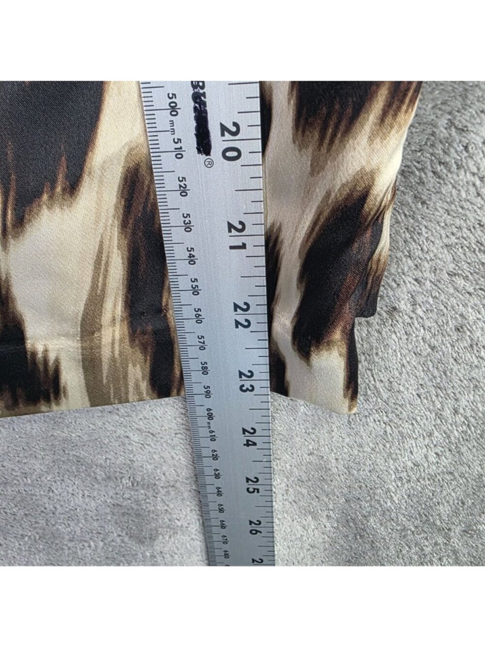 Womens Worthington Petite Animal Print Tiered Skirt 100% Polyester Size 6P - Picture 7 of 8